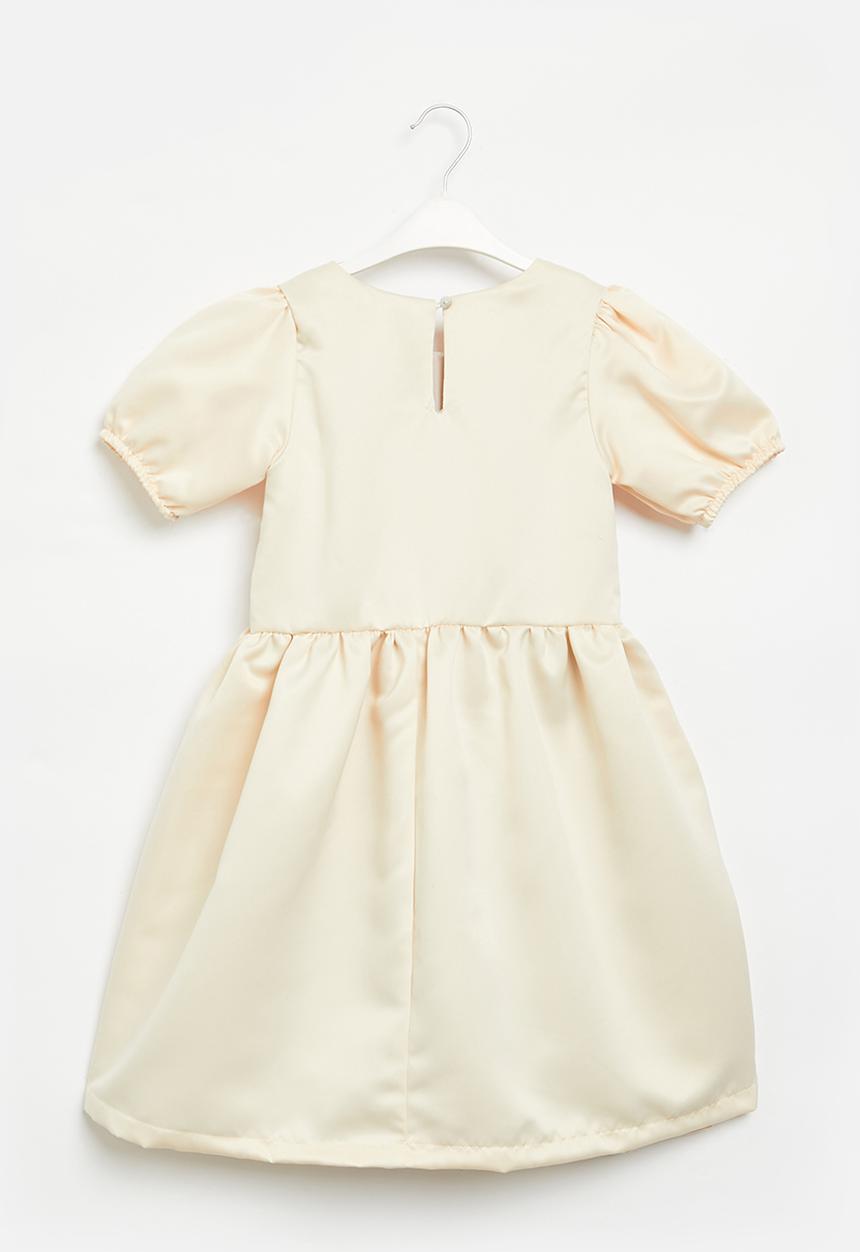 Superbalist - Puff sleeve occasion dress - cream