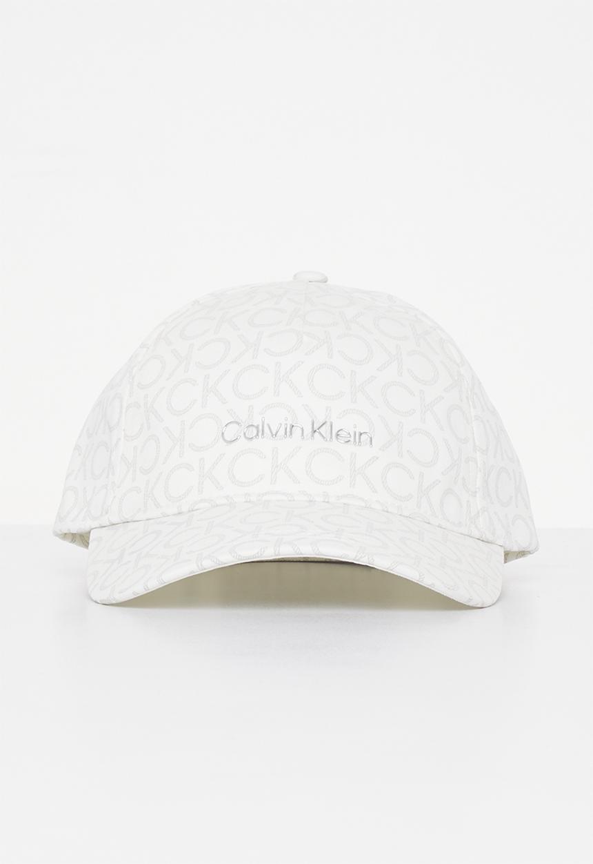 Calvin Klein - Ck must metal letter bb cap mono - white