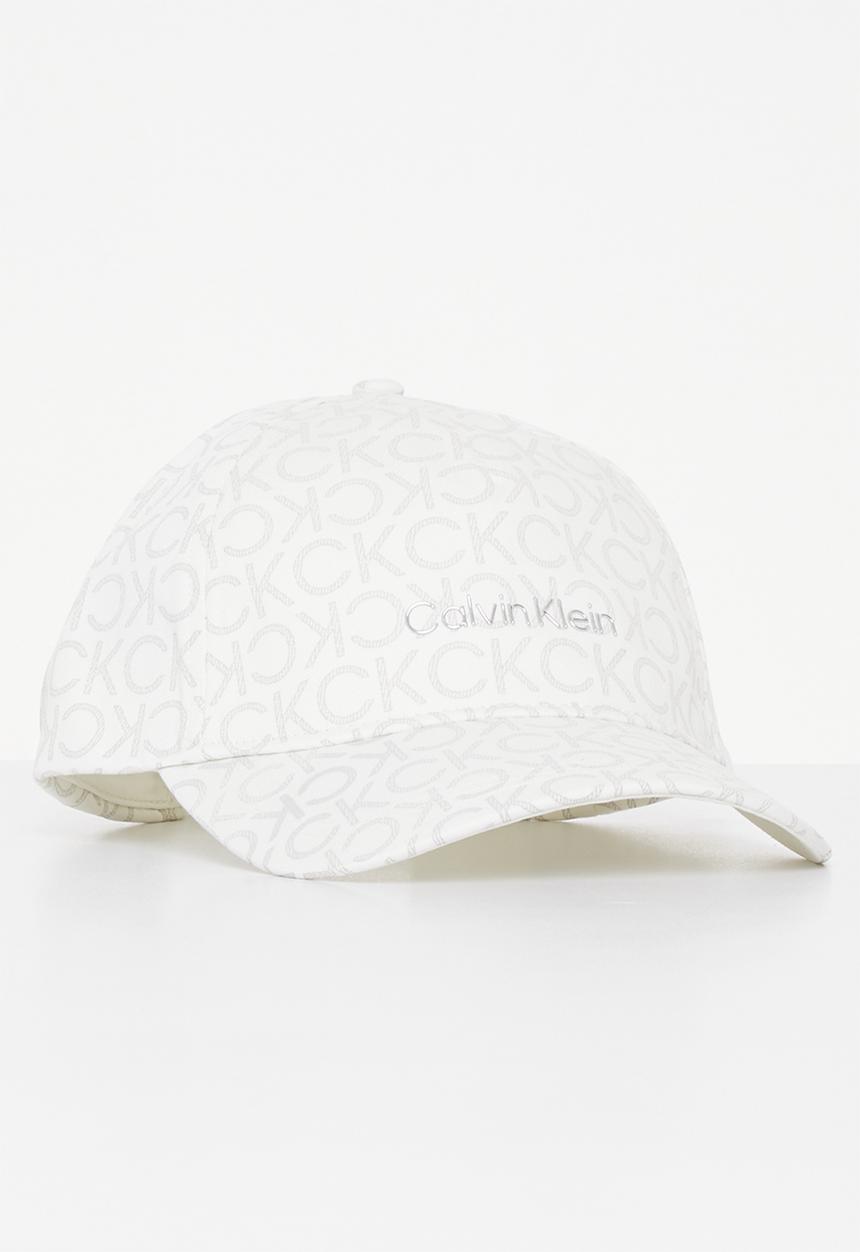 Calvin Klein - Ck must metal letter bb cap mono - white