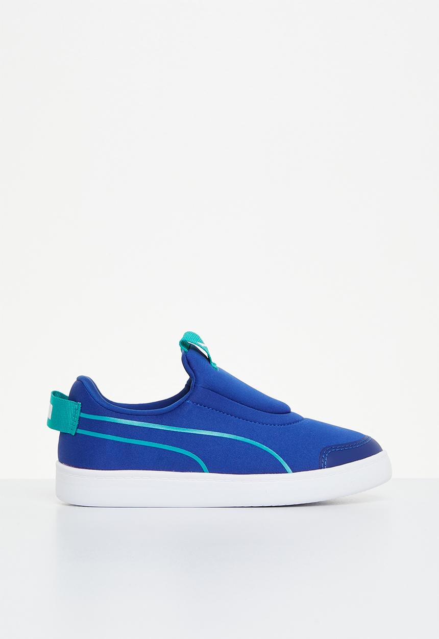 PUMA - Courtflex v2 slip on ps - sodalite blue-deep aqua