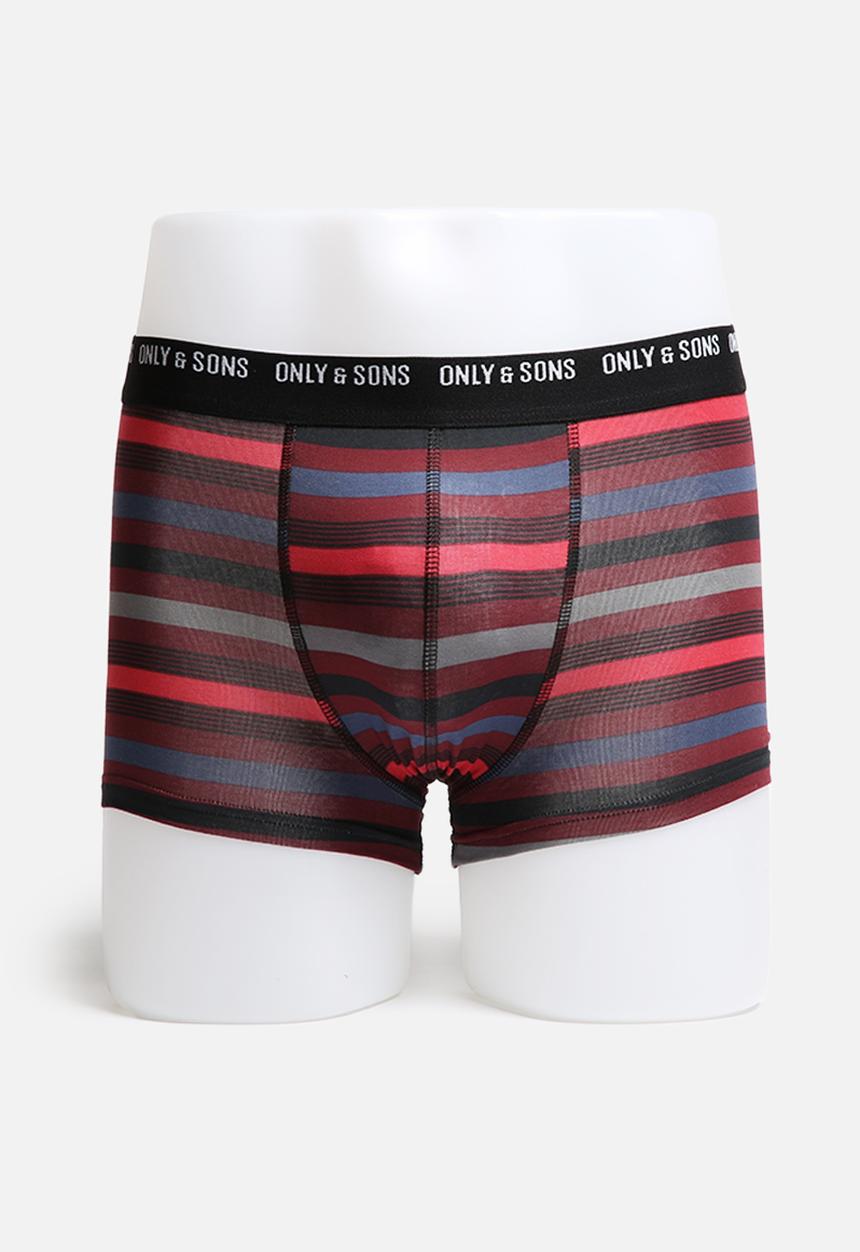 Only & Sons - Multi Colour Trunk 3 Pack 
