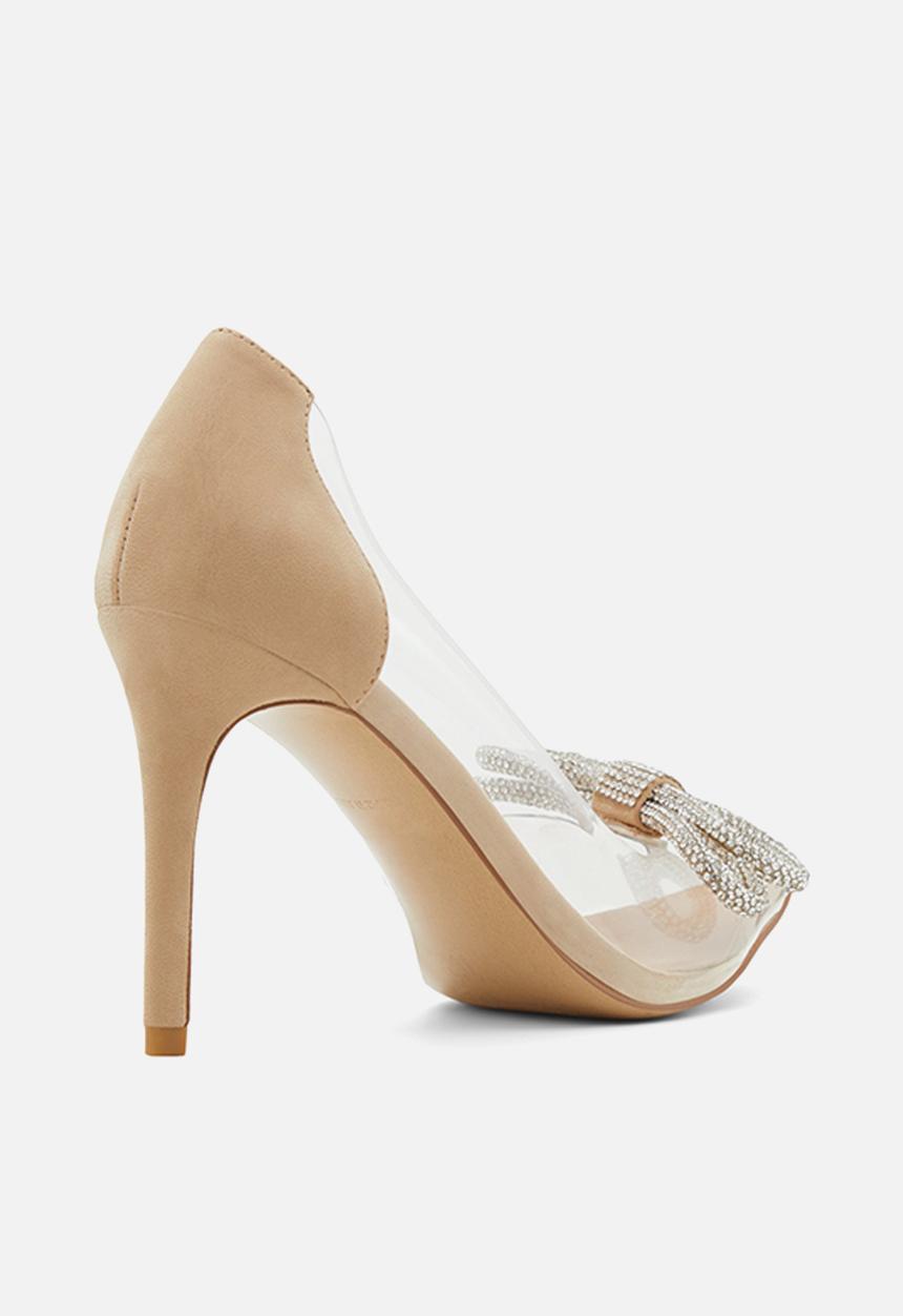 Call It Spring - Crystalline court heel - clear