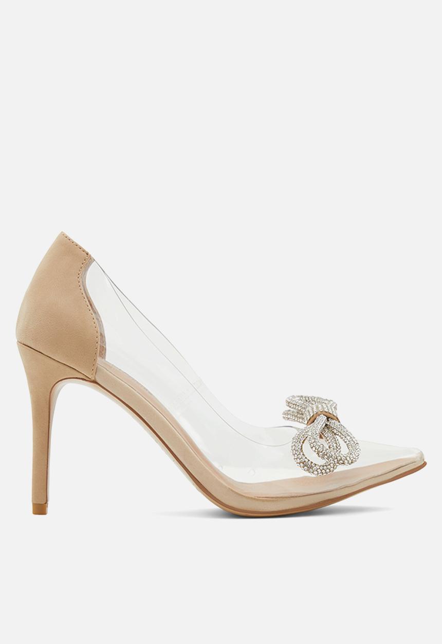 Call It Spring - Crystalline court heel - clear