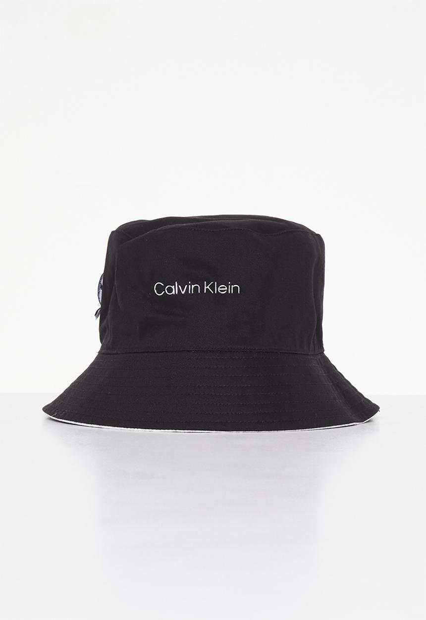 Calvin Klein - Ck must rev bucket hat mono - black & white 