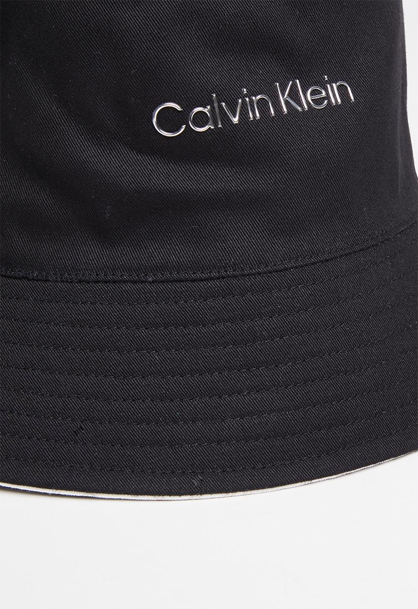 Calvin Klein - Ck must rev bucket hat mono - black & white 