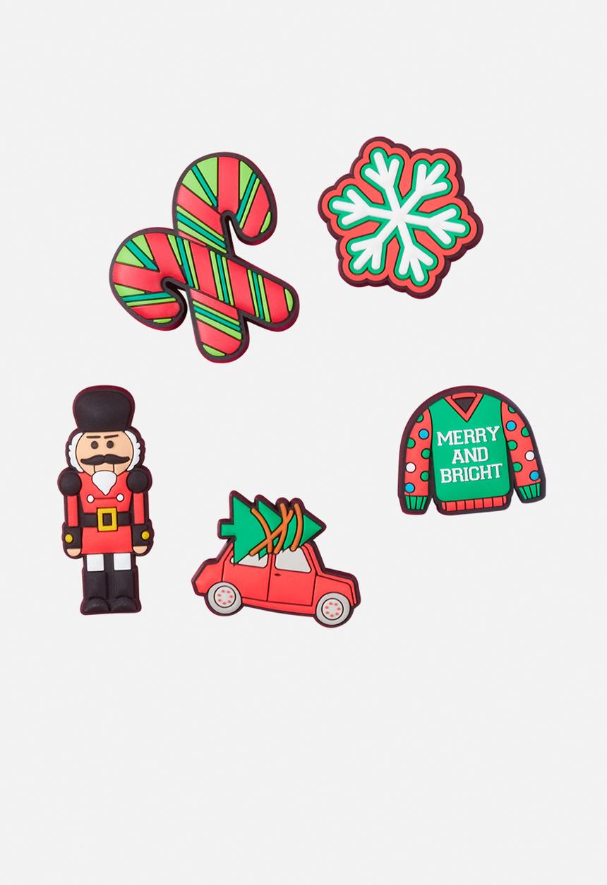 Crocs - Red and green ornament - 5 pack 