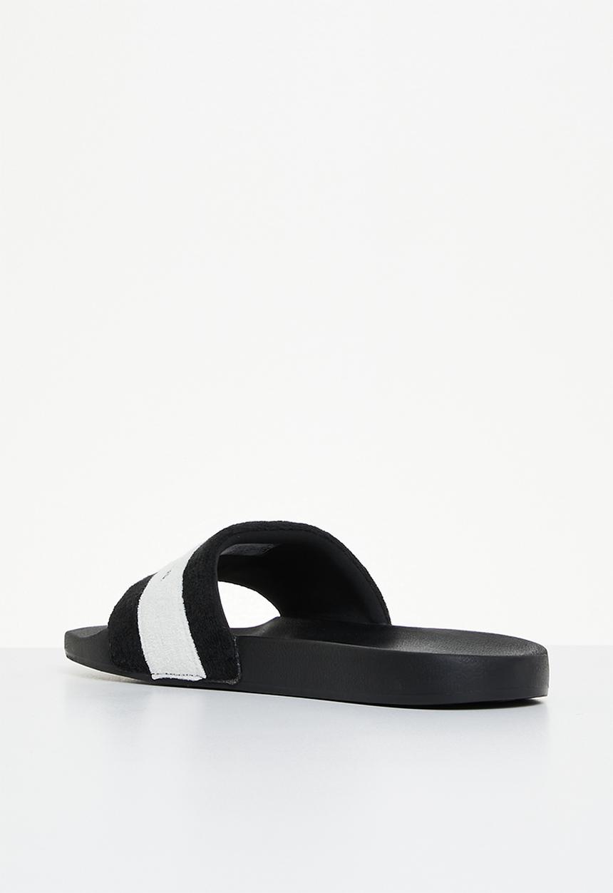 Calvin Klein - Slide terry cloth - black