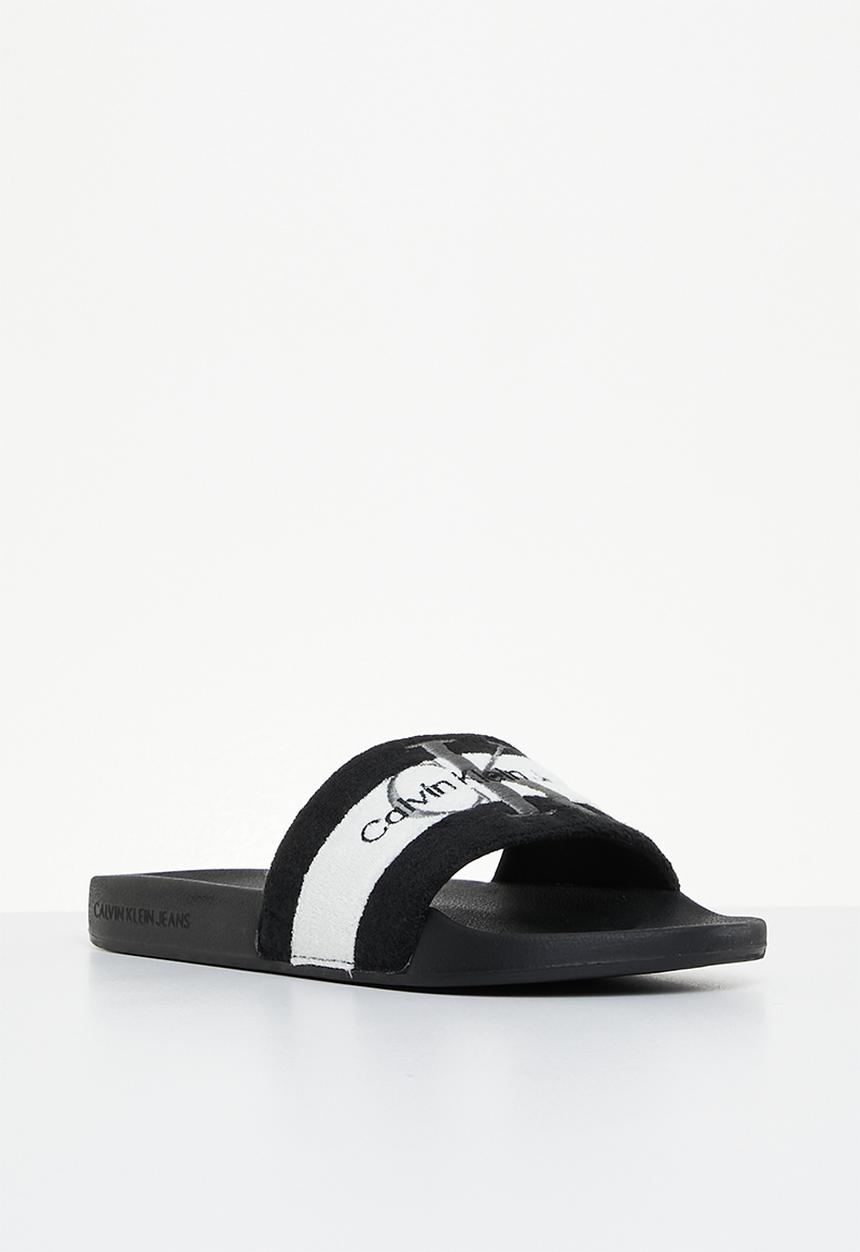 Calvin Klein - Slide terry cloth - black