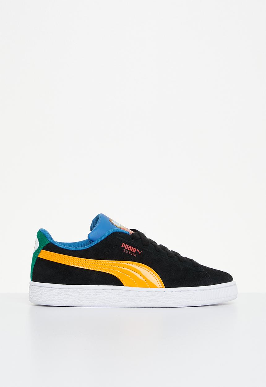 PUMA - Suede garfield jr - dark cheddar/celandine