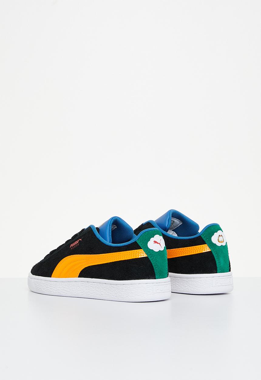 PUMA - Suede garfield jr - dark cheddar/celandine