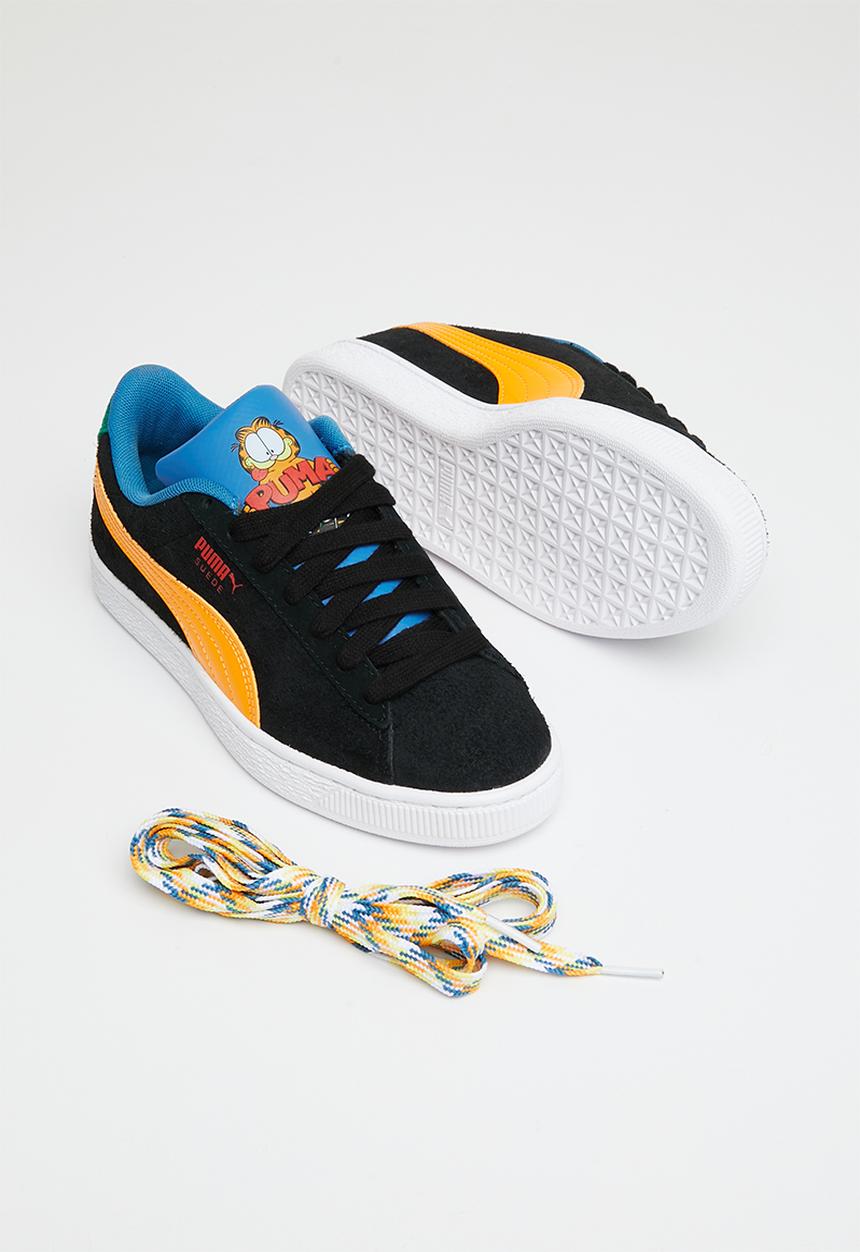 PUMA - Suede garfield jr - dark cheddar/celandine