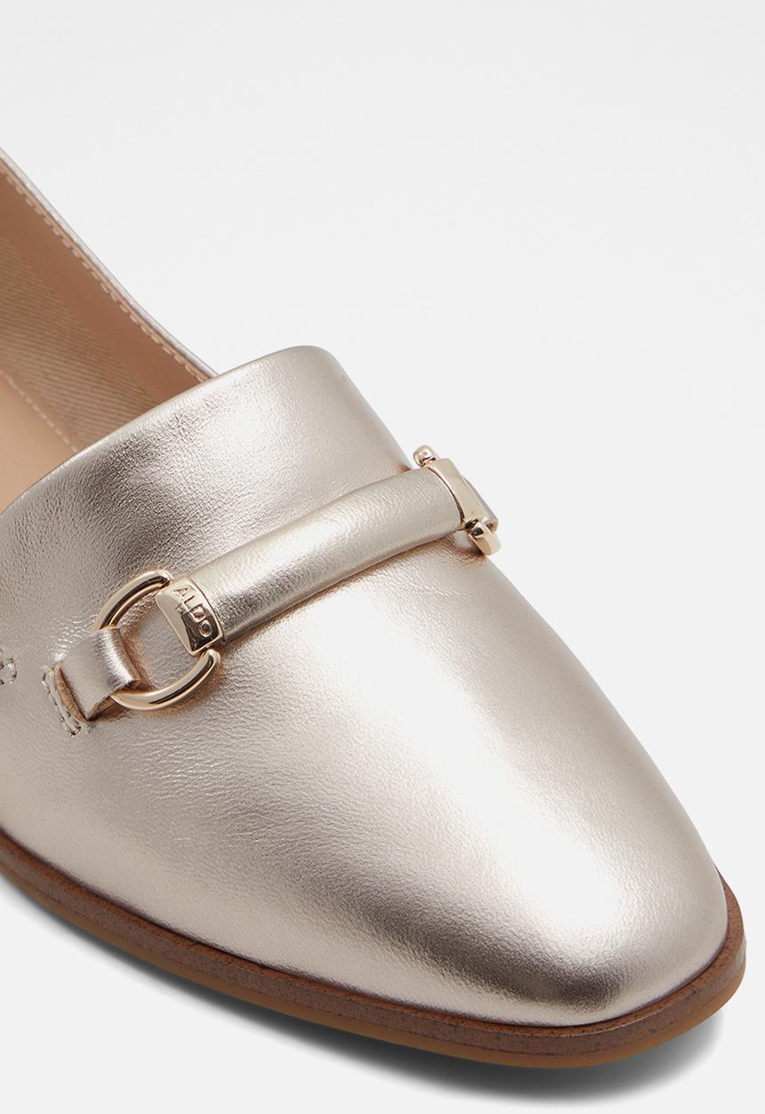 ALDO - Applegum leather loafer - silver
