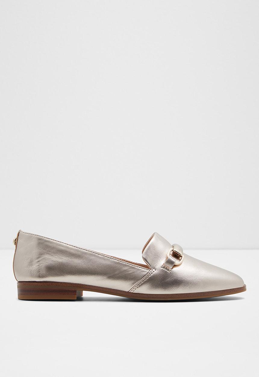 ALDO - Applegum leather loafer - silver