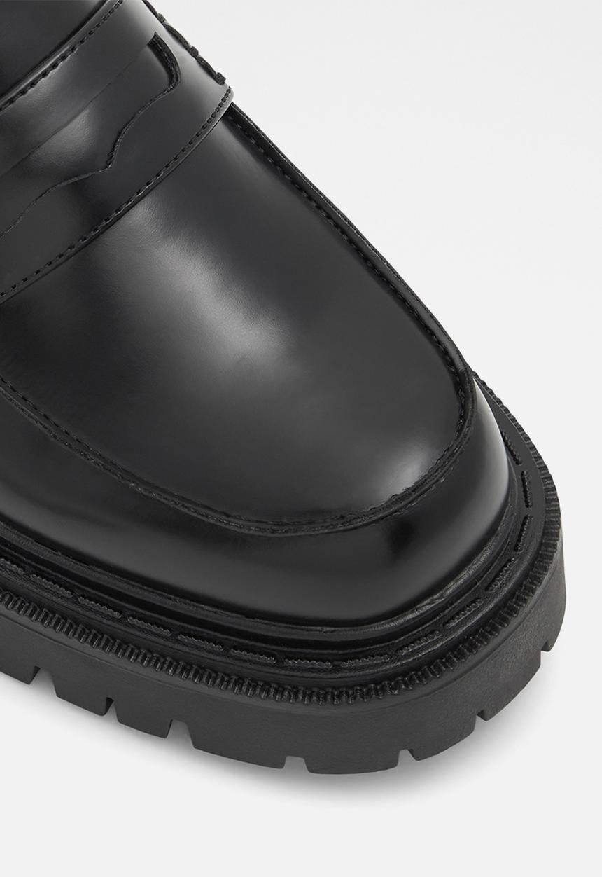 ALDO - Bigstrut leather loafer - other black
