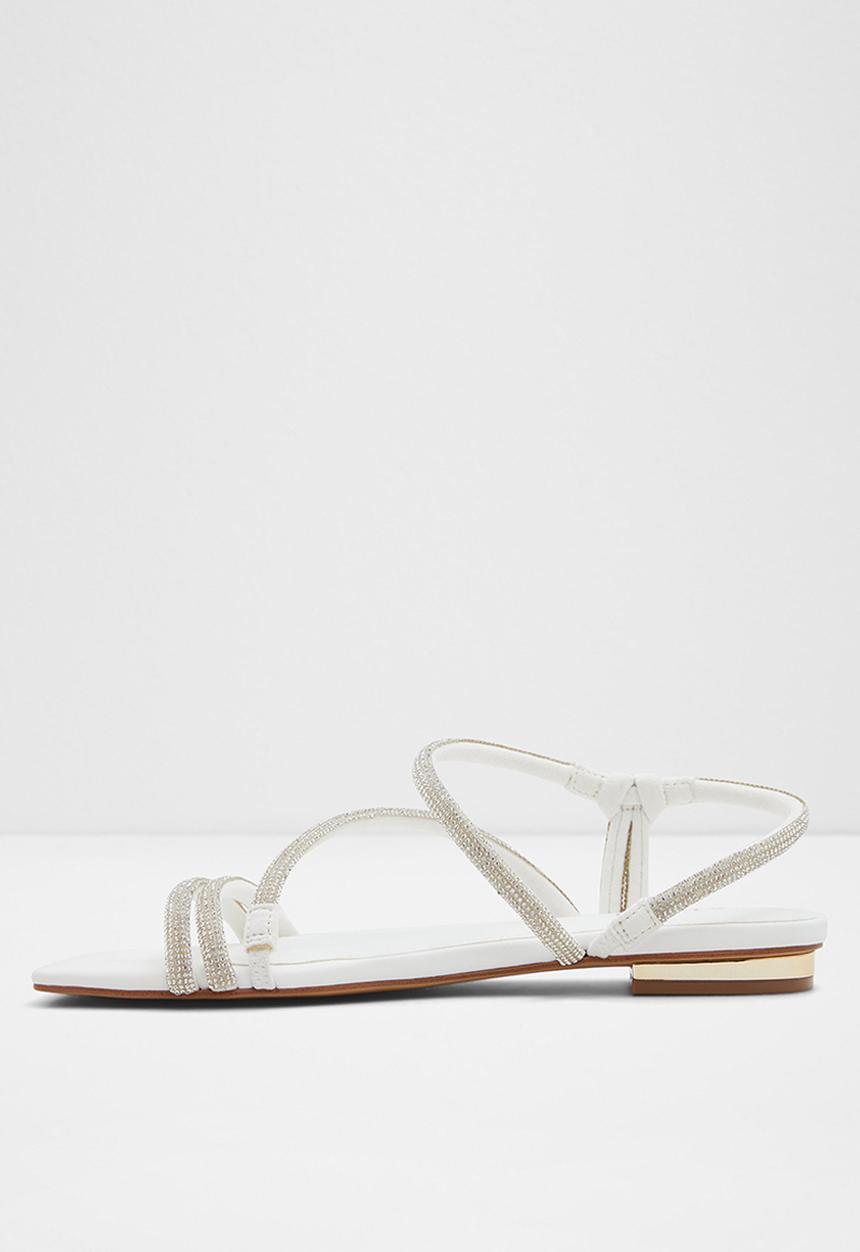 ALDO - Coralee sandal - white & clear