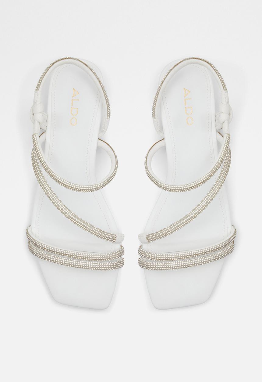 ALDO - Coralee sandal - white & clear