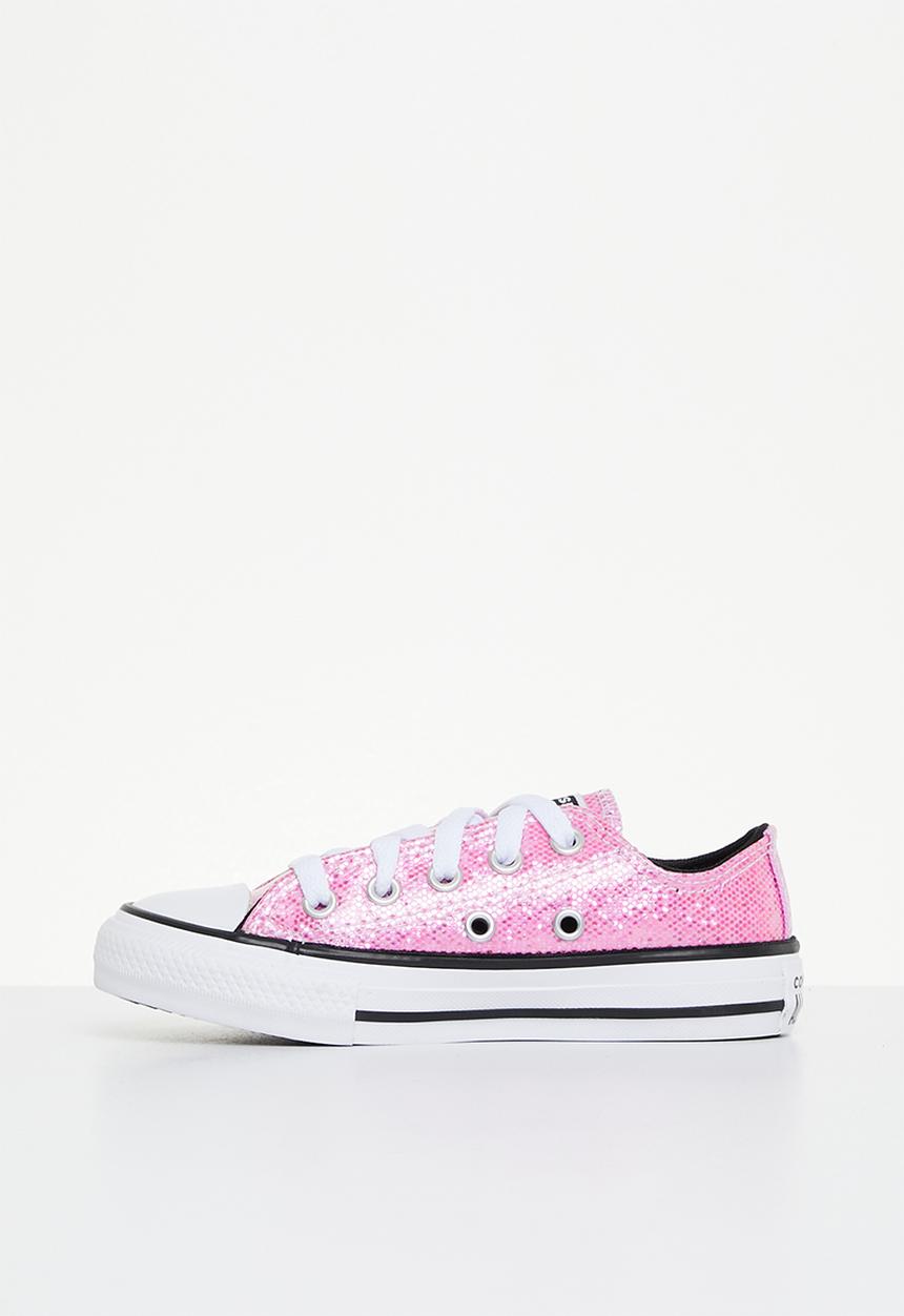 Converse - Chuck taylor all star glitter ox - pink/beyond pink/black