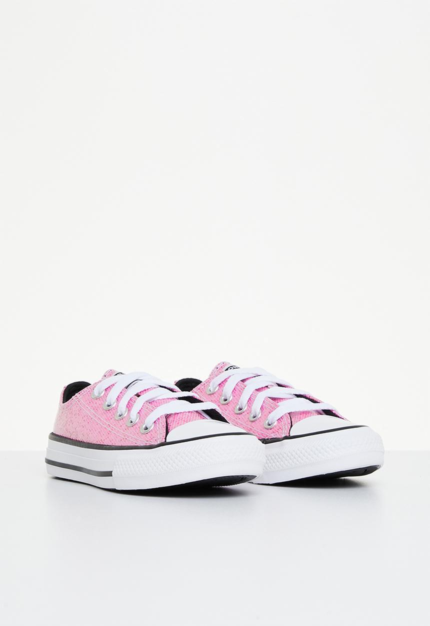 Converse - Chuck taylor all star glitter ox - pink/beyond pink/black