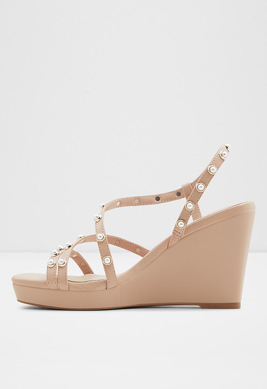 ALDO - Grandede wedge heel - bone