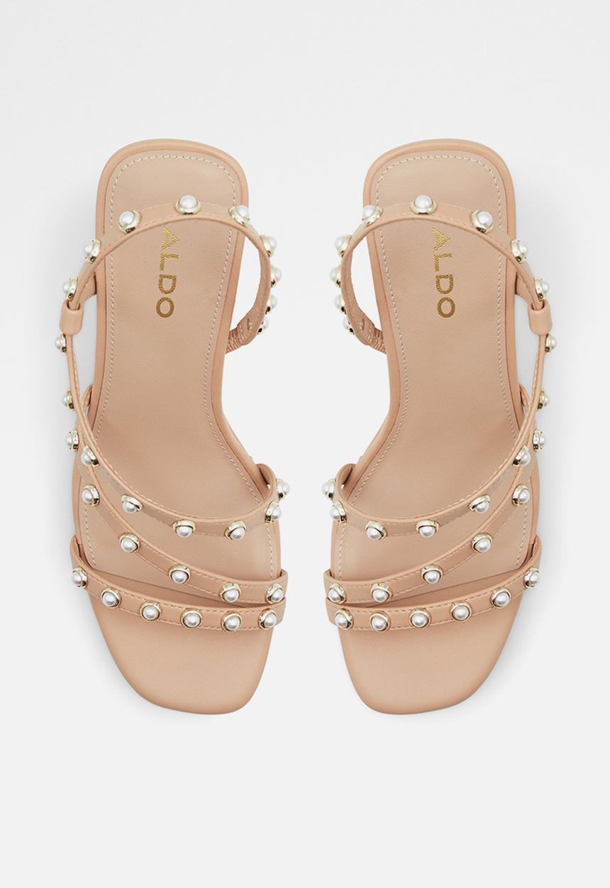 ALDO - Grandede wedge heel - bone