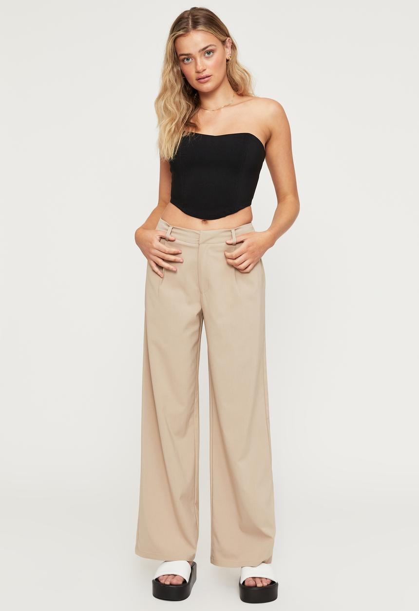 Cotton On - Natalia tailored pant - coco whip