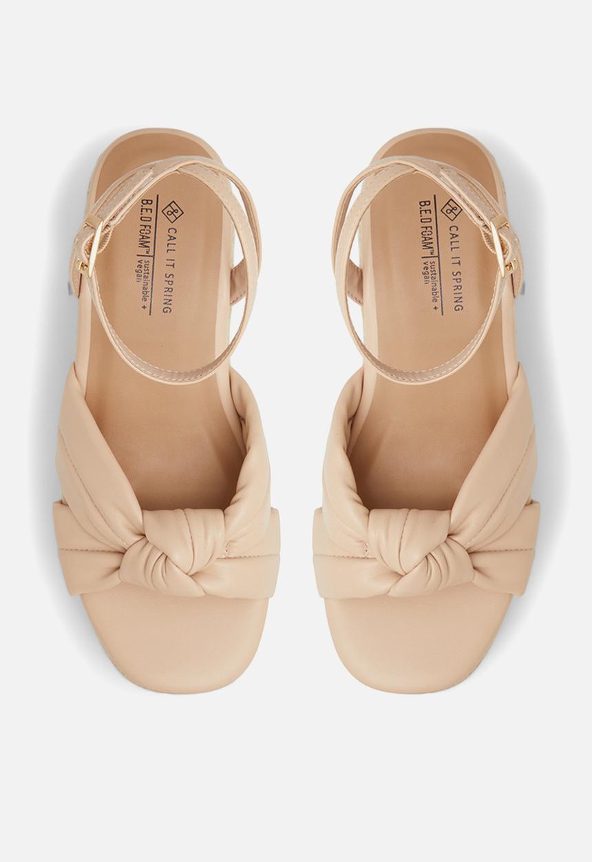 Call It Spring - Farah espadrille wedge - beige