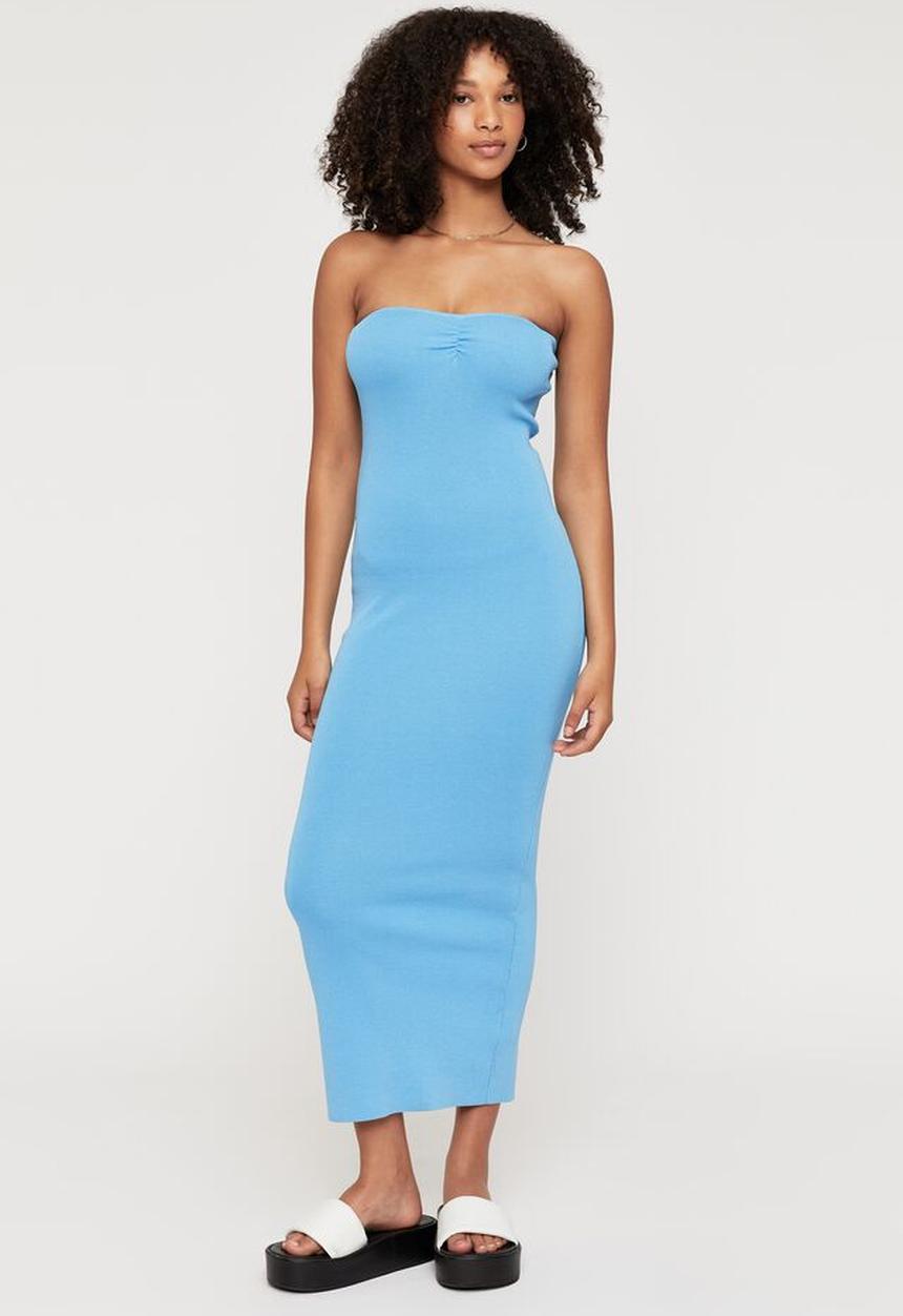 Cotton On - Erica bandeau midi dress - french blue