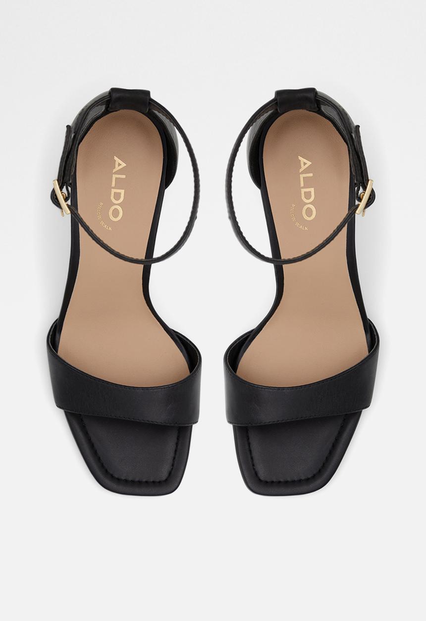 ALDO - Enaegyn leather block heel - black