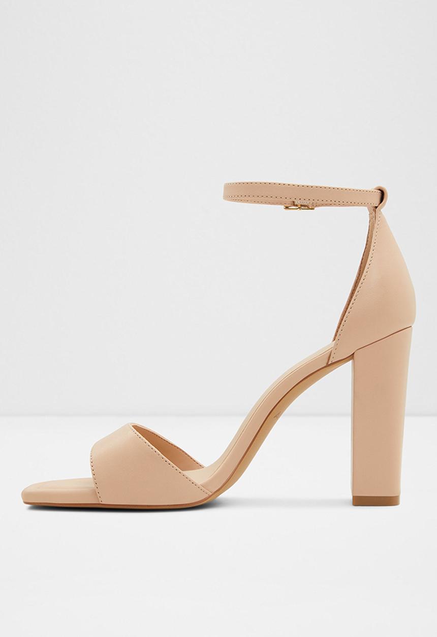 ALDO - Enaegyn leather block heel - beige