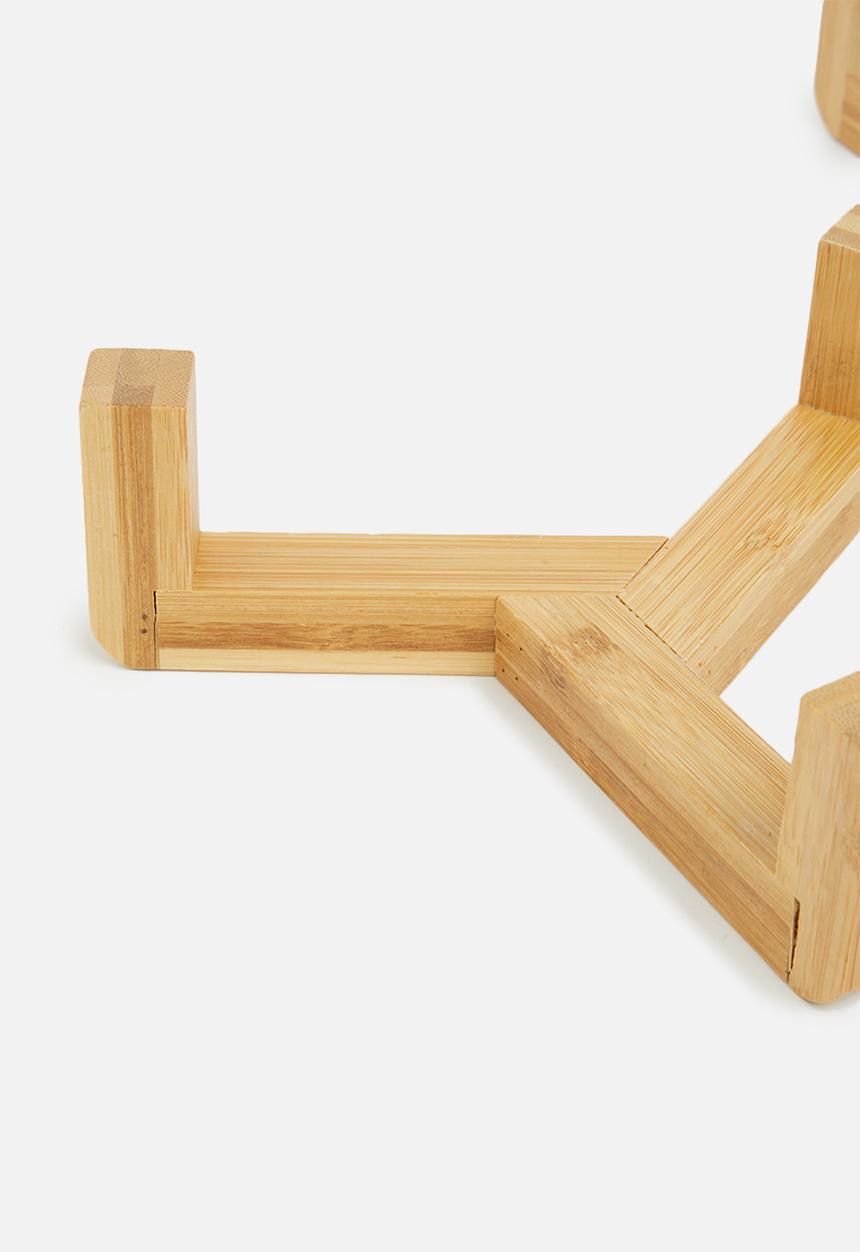 Sixth Floor - Gradient double bowl with stand - brown