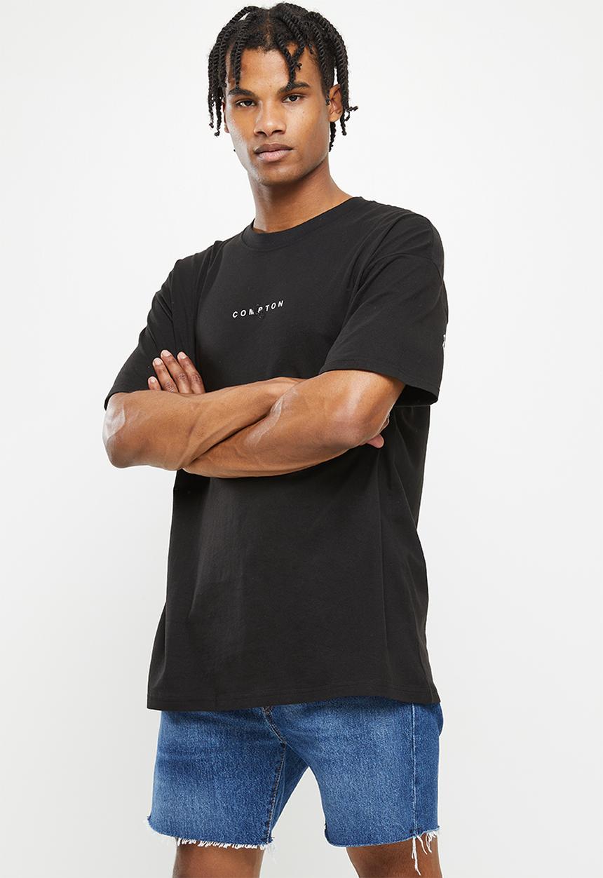 Factorie - Oversized graphic T-shirt - black