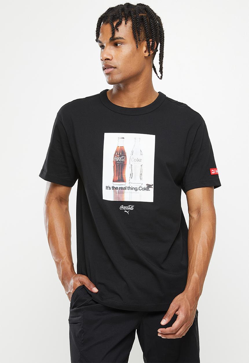 PUMA - Puma x coca cola relaxed tee - puma black