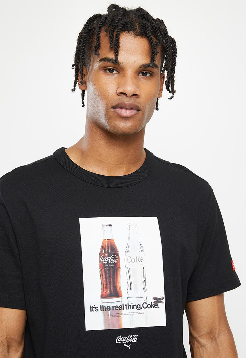 PUMA - Puma x coca cola relaxed tee - puma black