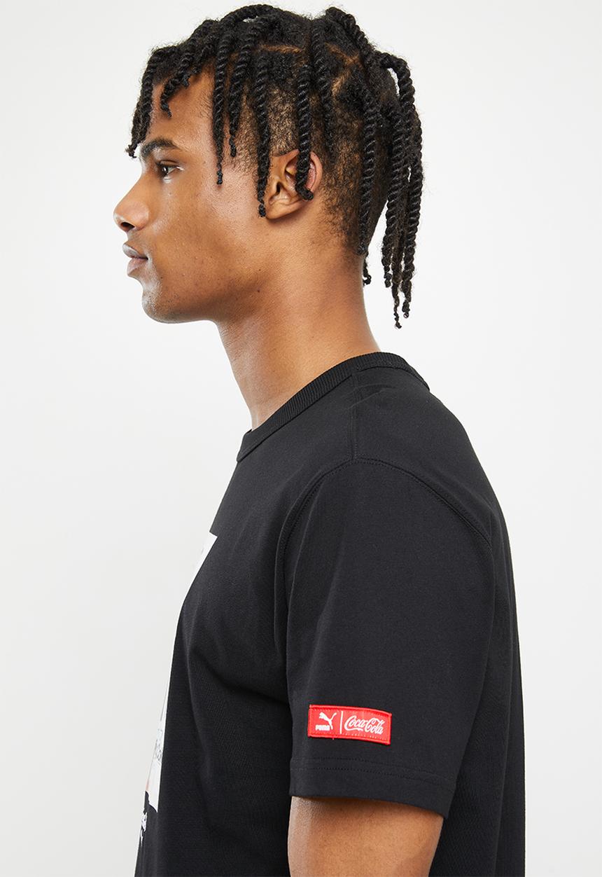 PUMA - Puma x coca cola relaxed tee - puma black