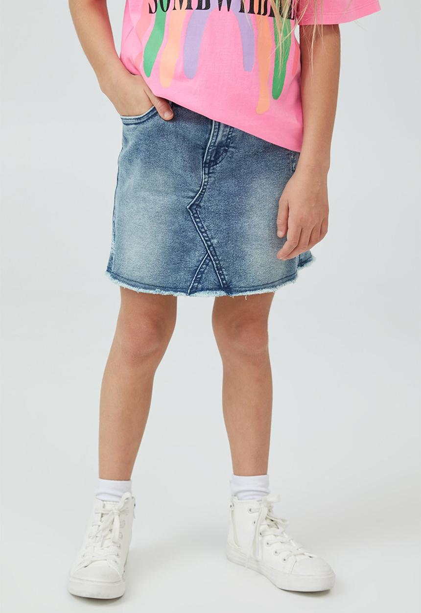 Cotton On - Fifi denim skirt - classic blue wash