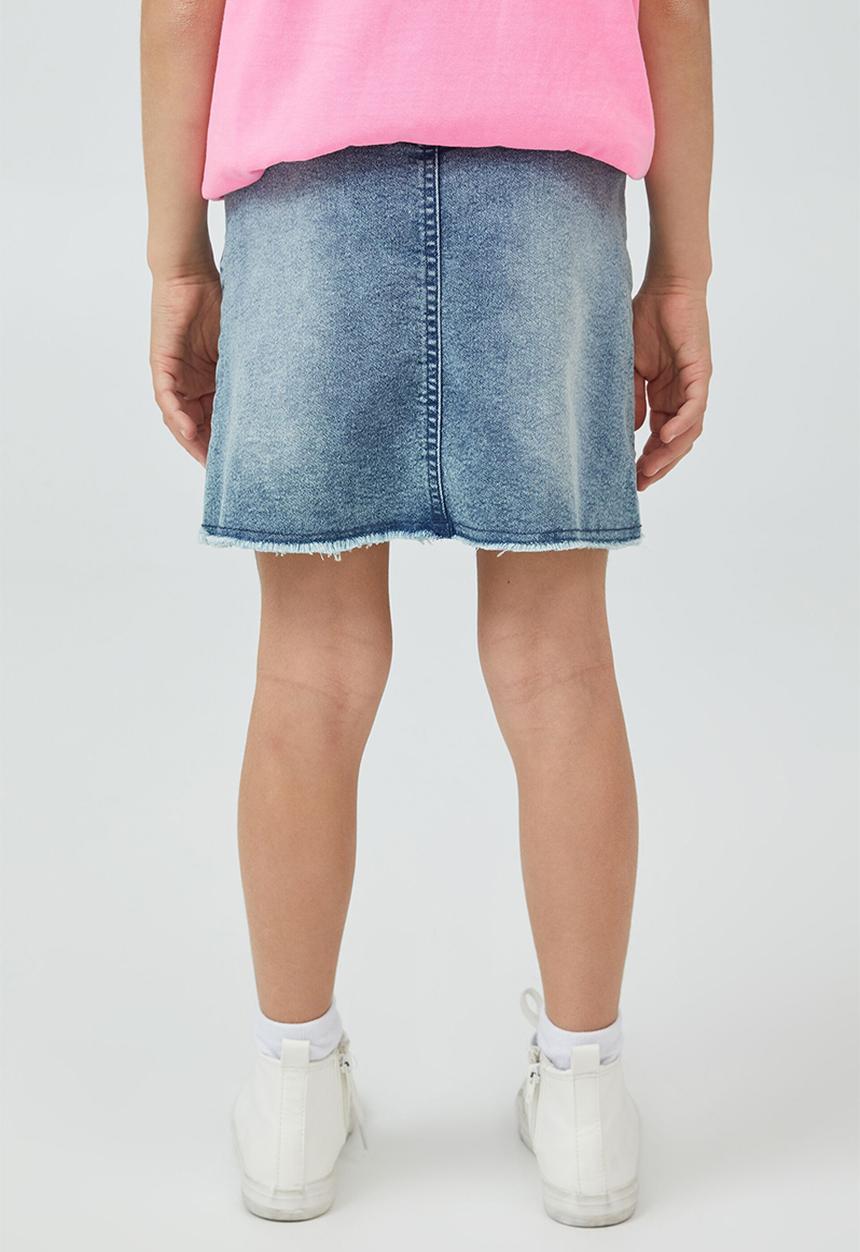 Cotton On - Fifi denim skirt - classic blue wash