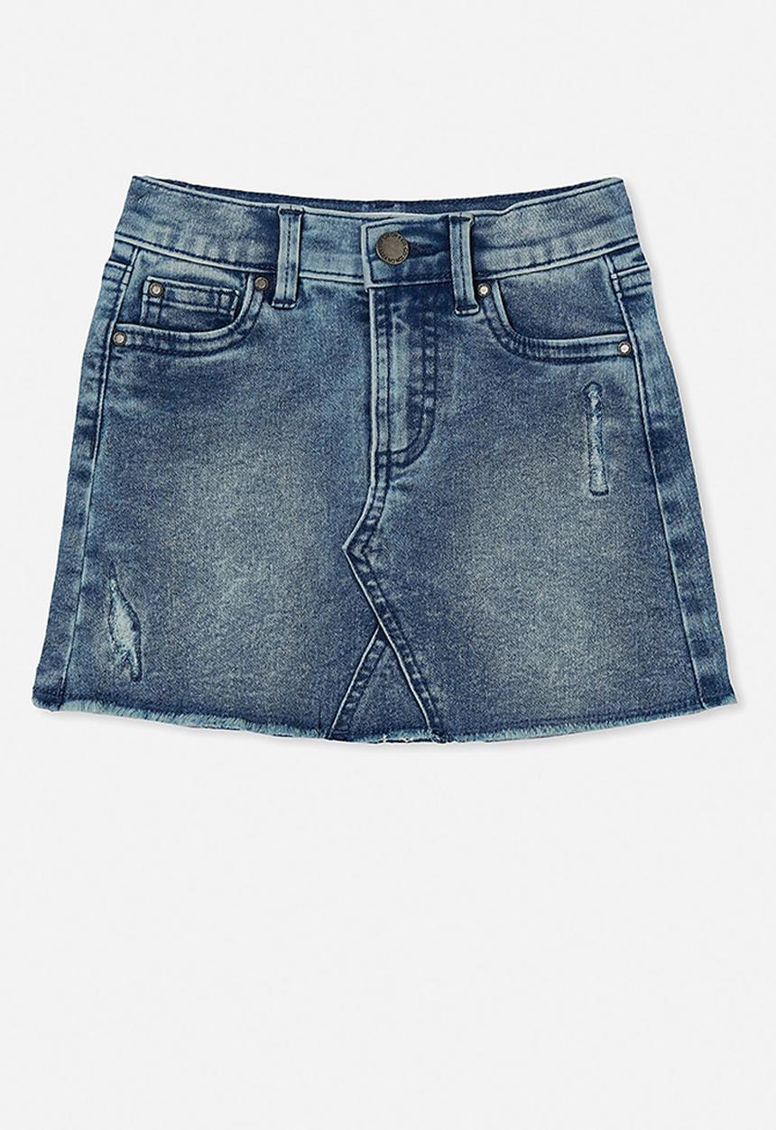 Cotton On - Fifi denim skirt - classic blue wash
