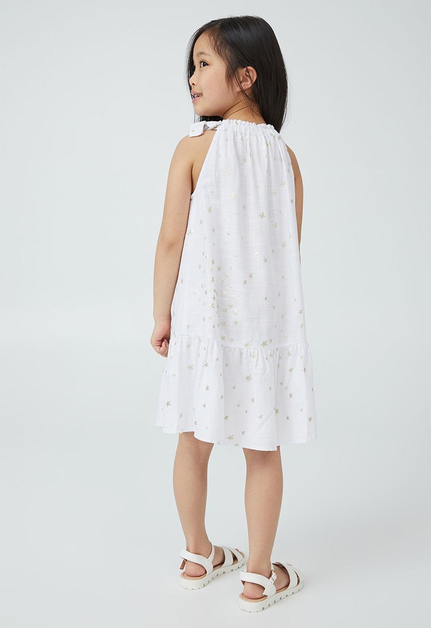 Cotton On - Cleo sleeveless dress - scattered stars white