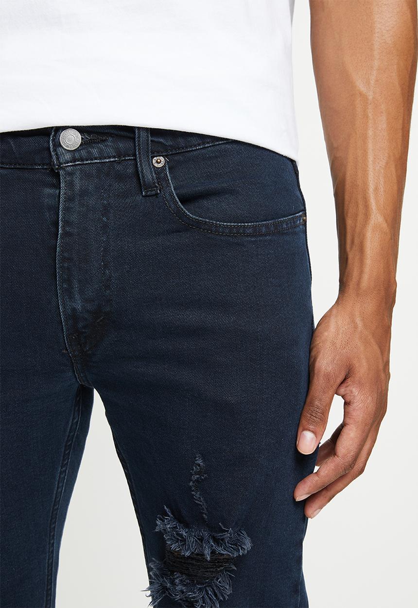 Levi’s® - Skinny taper z1474 - dark black destructe