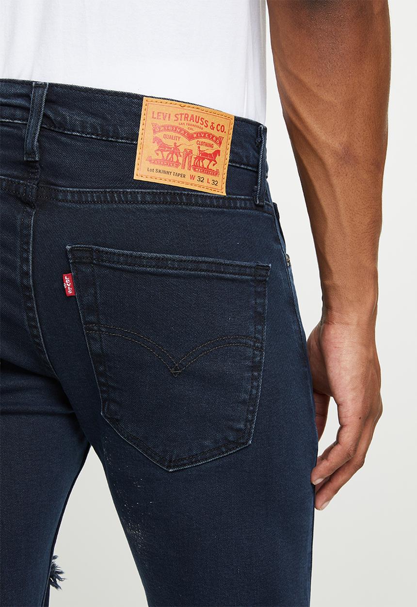 Levi’s® - Skinny taper z1474 - dark black destructe