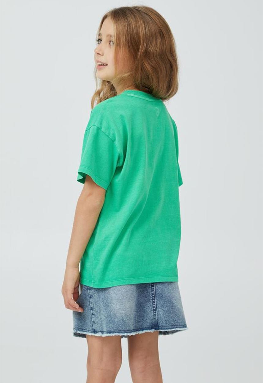 Cotton On - Stevie short sleeve embellished tee - toffee apple/free to roam
