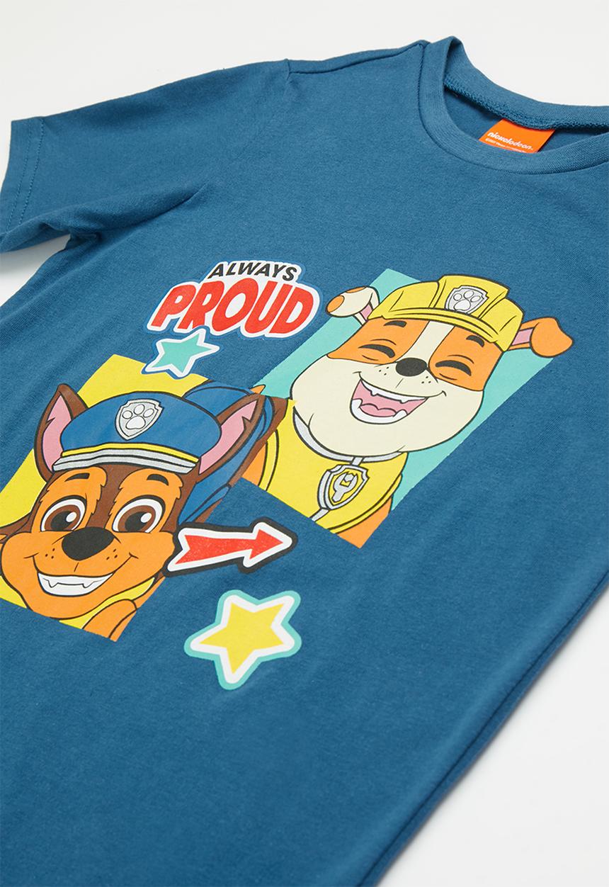 Character Group - Paw patrol short set - blue & grey