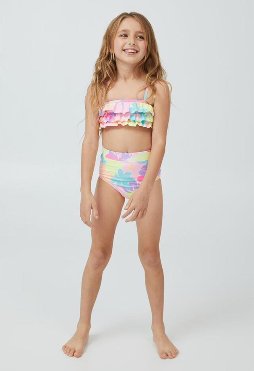 Cotton On - Valerie frill bikini - bright floral