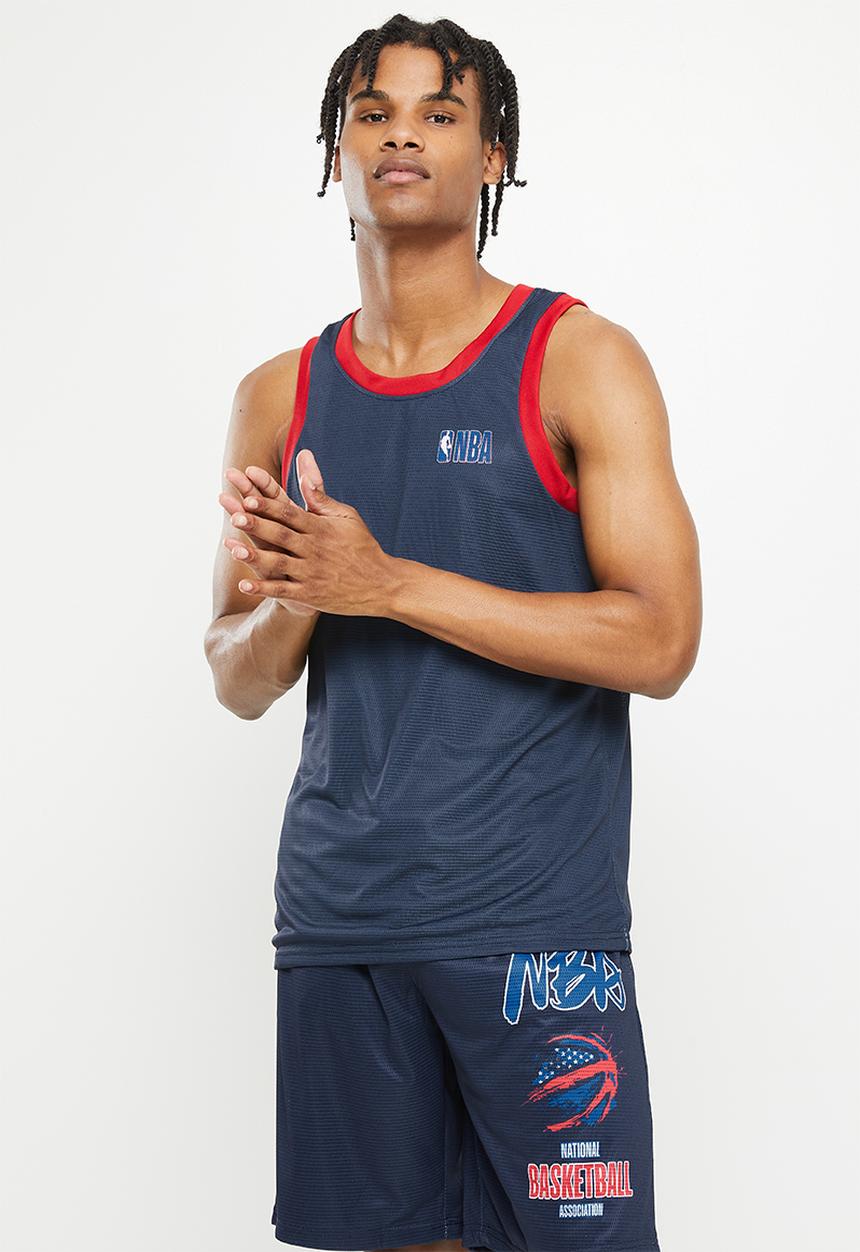 NBA - Nba fashion mesh rockstar vest - navy