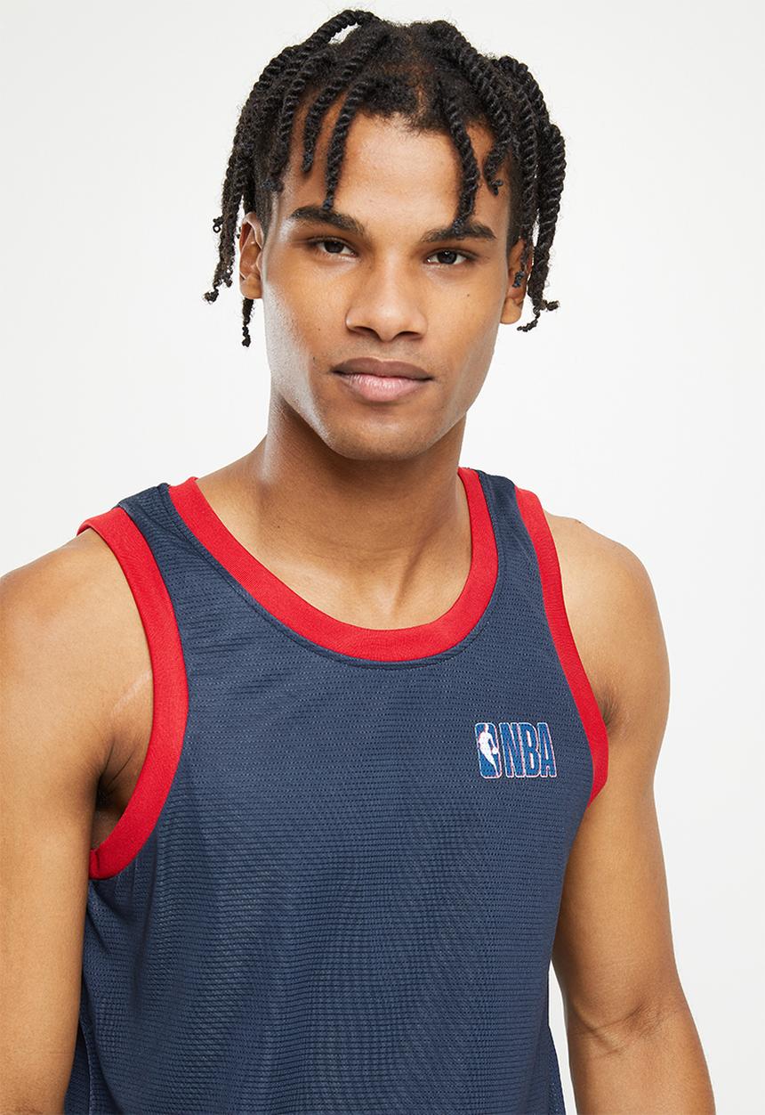 NBA - Nba fashion mesh rockstar vest - navy