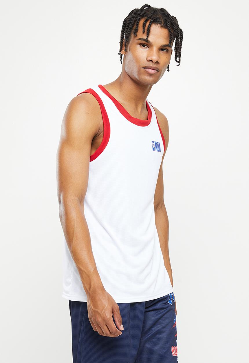 NBA - Nba fashion mesh rockstar vest - white