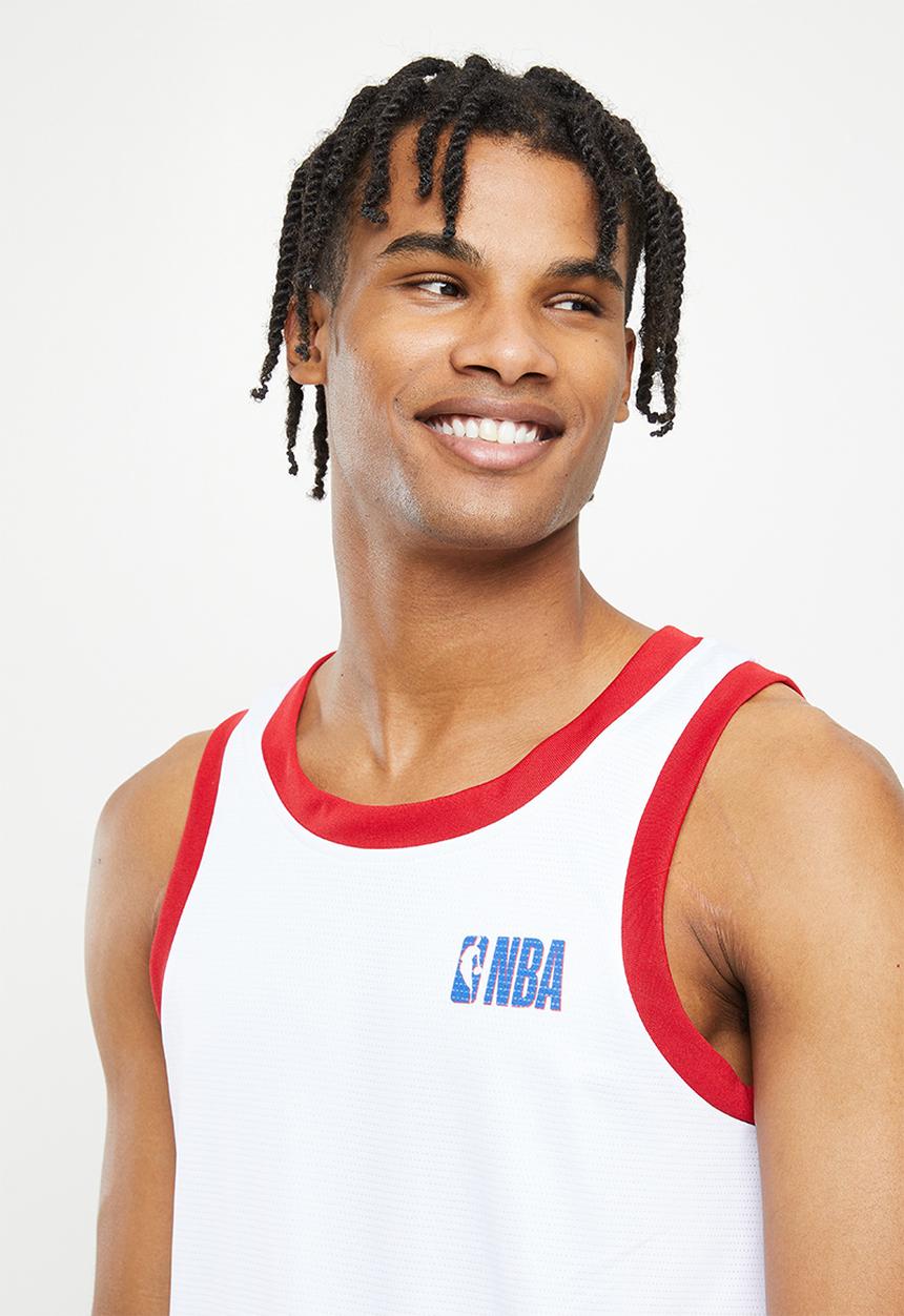 NBA - Nba fashion mesh rockstar vest - white