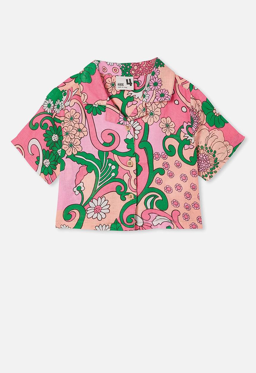 Cotton On - Gia resort shirt - bright paisley floral