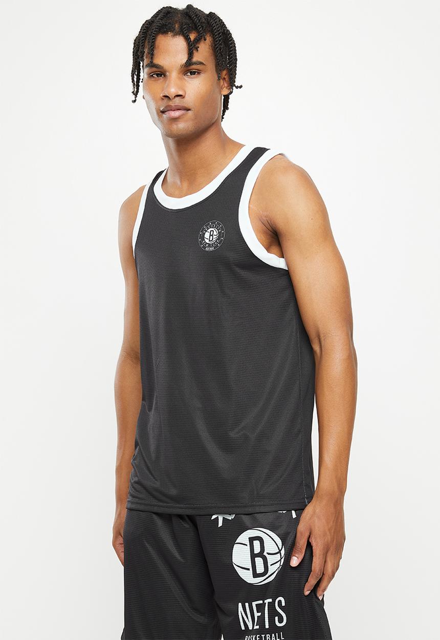 NBA - Brooklyn nets fashion mesh rockstar vest - black