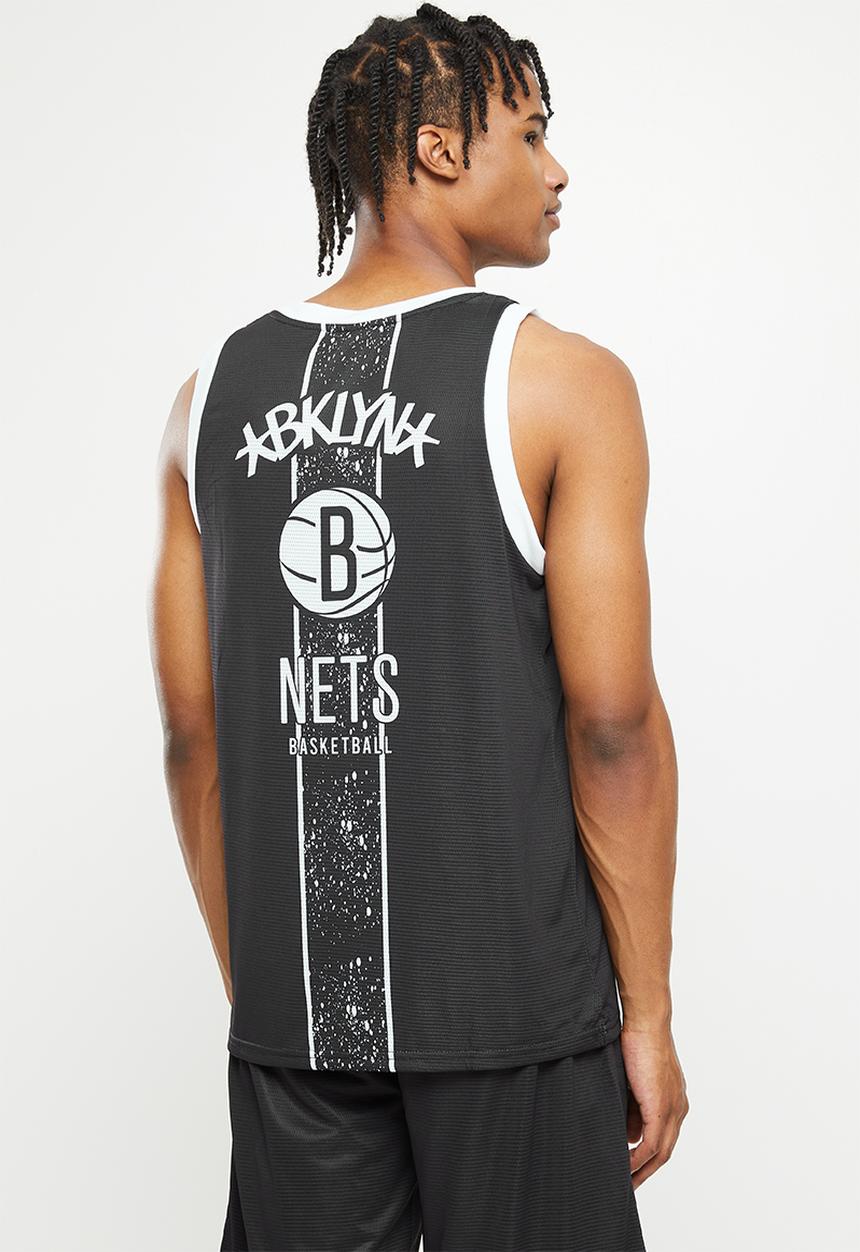 NBA - Brooklyn nets fashion mesh rockstar vest - black